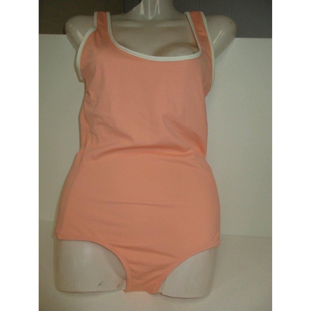 Solid & Striped  Peach One Piece Swimsuit Measures To Small NWOT